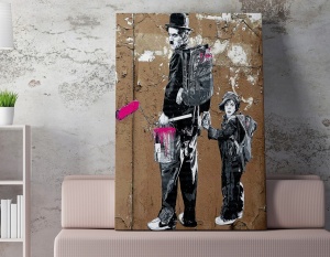 Платно за стена WY57 Multicolour 70x100 cm - Img 1