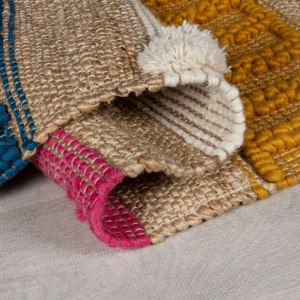 Пътека Медина от натурален юта/многоцветна 60X230 см, Flair Rugs - Img 3