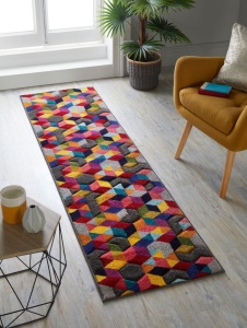 Пътека Dynamic Multicolor 66X230 см, Flair Rugs