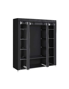 Сгъваем шкаф, Songmics, 150 x 45 x 175, LSF03H, Черен