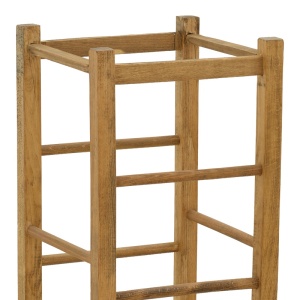 Стол Bodier от орехово дърво 35x35x78 cm - Img 3