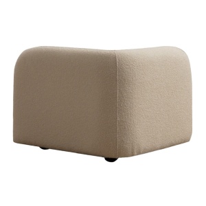 Фотьойл Tranquil от текстил boucle крем 90x90x74см - Img 3