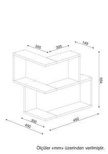 Ъглов рафт Bulut Alb 45x55.4x14.5 см - Img 3
