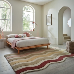 Covor Cascade Wool Mov 140x200 cm