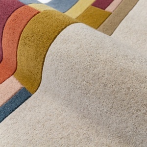 Covor oval Emryc Wool Multicolor 200x290 cm - Img 4