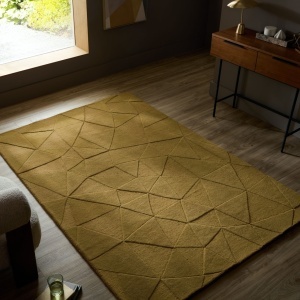 Covor Shard Auriu 200x290 cm