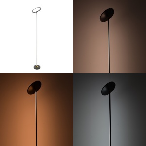 LED лампа Rita Черен 25x25x160 см - Img 2