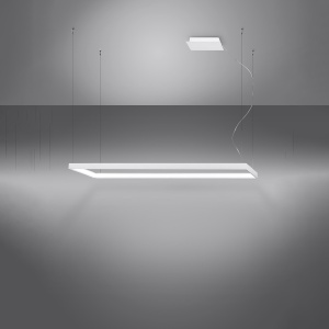 LED полилей 4000K, Tuula, бял, 130x40x150 см - Img 3