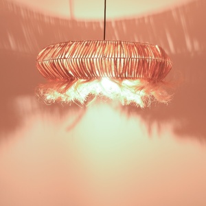 Lustrace Coanze дърво от абака, естествен цвят 65x65x35+ cm - Img 2