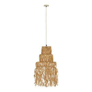 Lustre Nairan E27 естествен 30x30x125 cm - Img 2