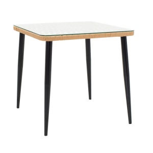 Naoki B Pako World Natural 80x80x78 cm комплект градинска маса и столове 5 броя - Img 2