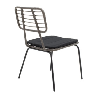 Naoki-Kliton B Pako World Anthracite 80x80x74 cm, комплект от 5 части за градинска маса и столове - Img 4