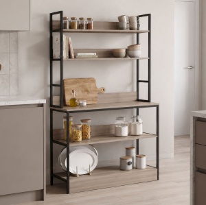 Raft bucatarie, Oranis, Stejar, 105x38x165 cm