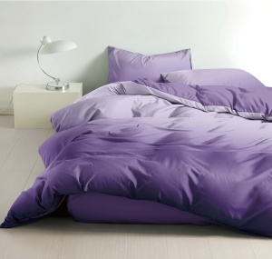 Rainbow Lavender 4 парчета 180x200 еластично спално бельо (Finet)