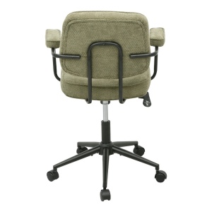 Scaun birou, Leberta, Kaki, 64x63.5x86 cm - Img 6