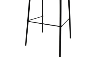 Бар стол Bella Черно-Сиво, 109 x 41 x 40 см - Img 5