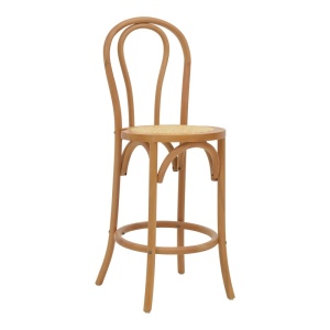 Бар стол Thonet от естествена букова дървесина 41x50x105 cm