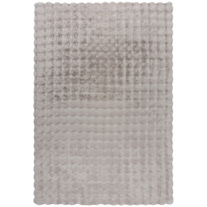 Вафлен килим от изкуствена кожа сив 120X170 cm, Flair Rugs - Img 2