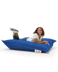Градинска възглавница Pouf Възглавница за фотьойл Pouf Blue 20x100 cm - Img 2