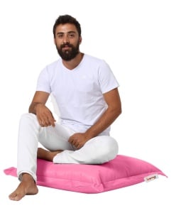 Градинска възглавница Pouf Възглавница Pouf Pink 15x70x70 cm - Img 3