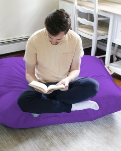 Градински пухен фотьойл Cushion Violet 100x100x20 см - Img 7