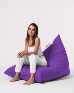 Градински фотьойл Pyramid Violet 145x90x35 cm - Img 5
