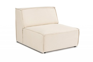 Диван за 2 места Сами Беж 105x75 см - Img 5