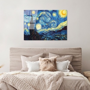 Картина от закалено стъкло с UV защита Многоцветна 70x100 см - Img 2