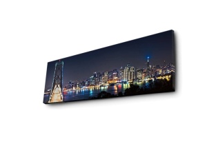 Картина с LED осветление 3090İACT Многоцветна 30x90x3 см - Img 5