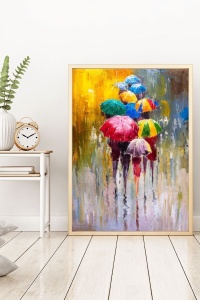 Картина Huhu187 Многоцветна 50x70 см
