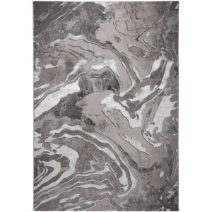 Килим с мраморен ефект сребрист 240X340 см, Flair Rugs - Img 2