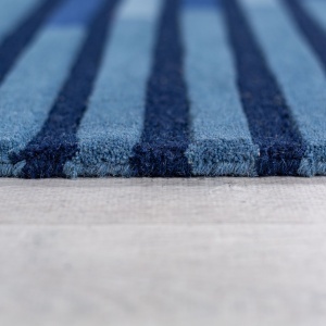 Килим, Conway Retro Shaped Flair Rugs, тъмносин, 150x240 см - Img 3