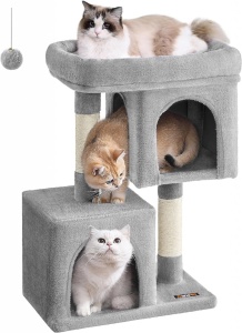 Комплект за котки, Feandrea, Светлосив, 48×32×70 см - Img 2