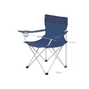 Комплект 2 къмпинг стола Songmics Indigo 84x52x81 см - Img 7