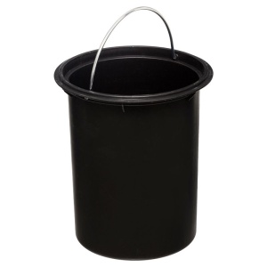 Кош за боклук 3L Nature метал бял - цвят естествено дърво - Img 2