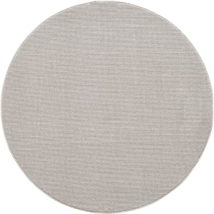 Кръгъл килим Loom Cream 160x160 cm - Img 1