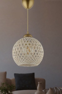 Люстра DL350 Сребриста