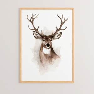 Платно за стена Deereby White 33x1.5x48 cm