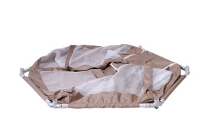 Плъзгащ басейн с топки Златен 120x67x60 см - Img 5