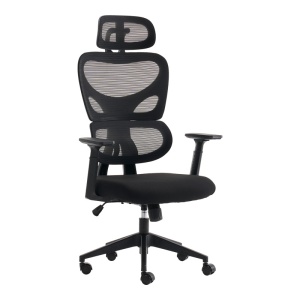 Работен стол Cadrey Black 67x64x128 cm