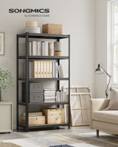 Рафт за съхранение Songmics Black 200x120x20x60 cm - Img 2