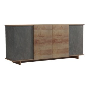 Шкаф Zafore Brown 180x45x80 cm - Img 1