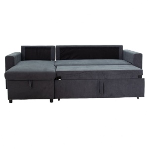 Ъглов диван Лилиан антрацит 225x148x81 см - Img 6