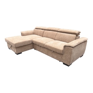 Coltar extensibil dreapta, Lemance, Bej, 255x168x82 cm - Img 2