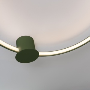 LED полилей 3000K, Rio 78, маслинено зелен, 78x84x13 см - Img 6