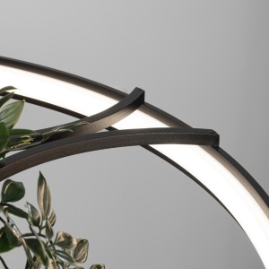 LED полилей 4000K, Rio Bio 78, черен, 78x78x200 см - Img 4