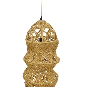 Lustre Frola E27 natural 25x25x115 cm - Img 4