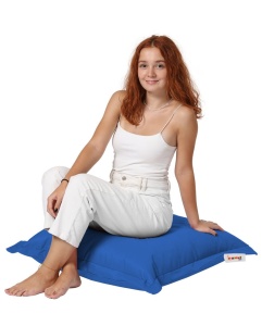 Възглавница за външна употреба Синя 15x70x70 см - Img 5