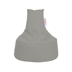 Градински фотьойл с пуф Baton Grey 70x70x35 cm - Img 4