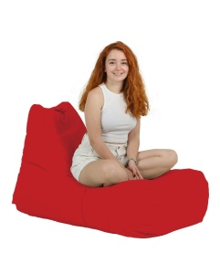 Градински фотьойл с пуф Trendy Red 105x65x75 cm - Img 10